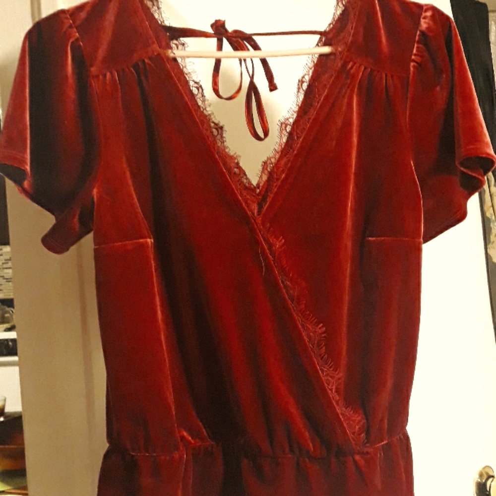 Velvet blouse